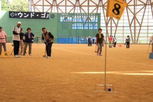 第33回但馬ドーム杯グラウンド･ゴルフ交流大会　決勝ラウンド @ 全但バス但馬ドームドーム棟グラウンド