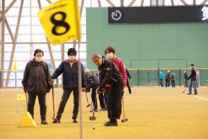 第34回但馬ドーム杯グラウンド･ゴルフ交流大会　決勝ラウンド @ 全但バス但馬ドームドーム棟グラウンド